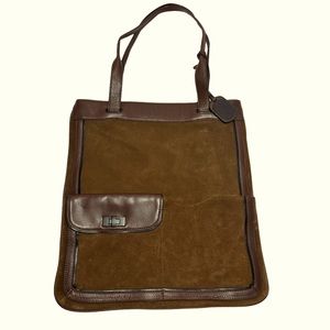 BCBG MAXAZRIA Leather Tote.